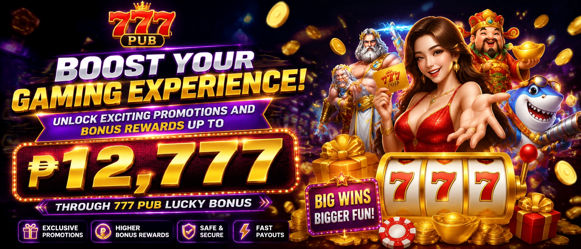 pub777 promotion banner